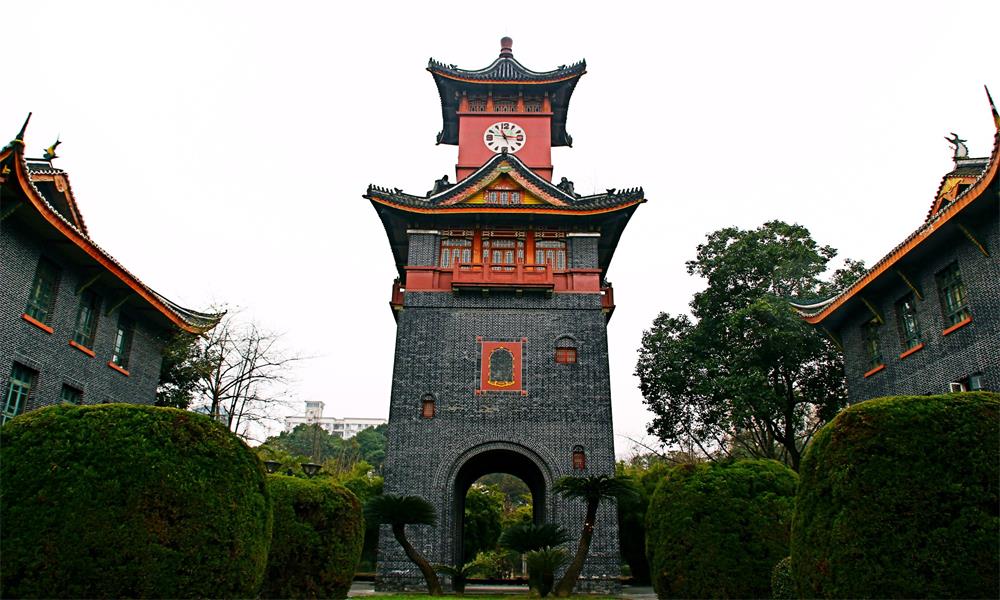 四川大学校园风光