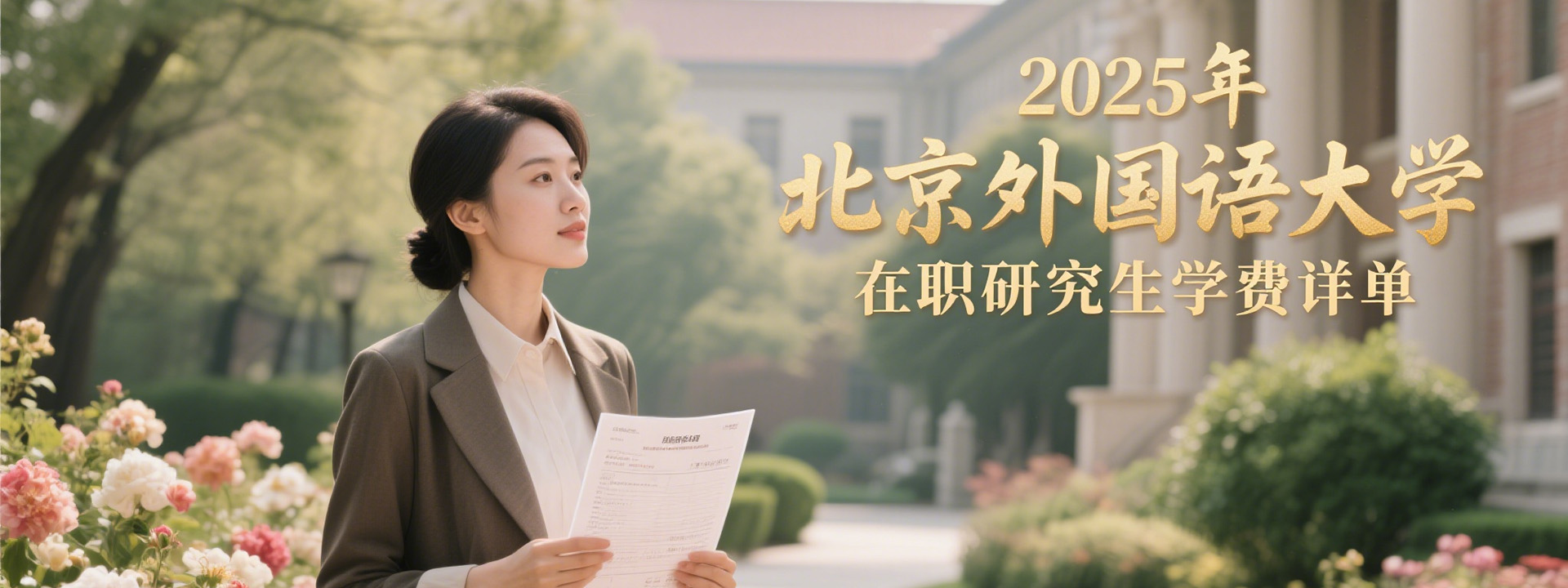 2025年北京外国语大学在职研究生学费详单
