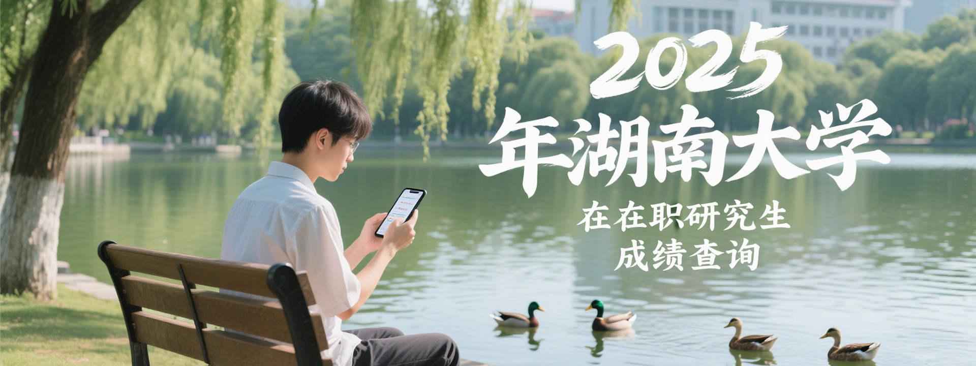 2025年湖南大学在职研究生成绩查询