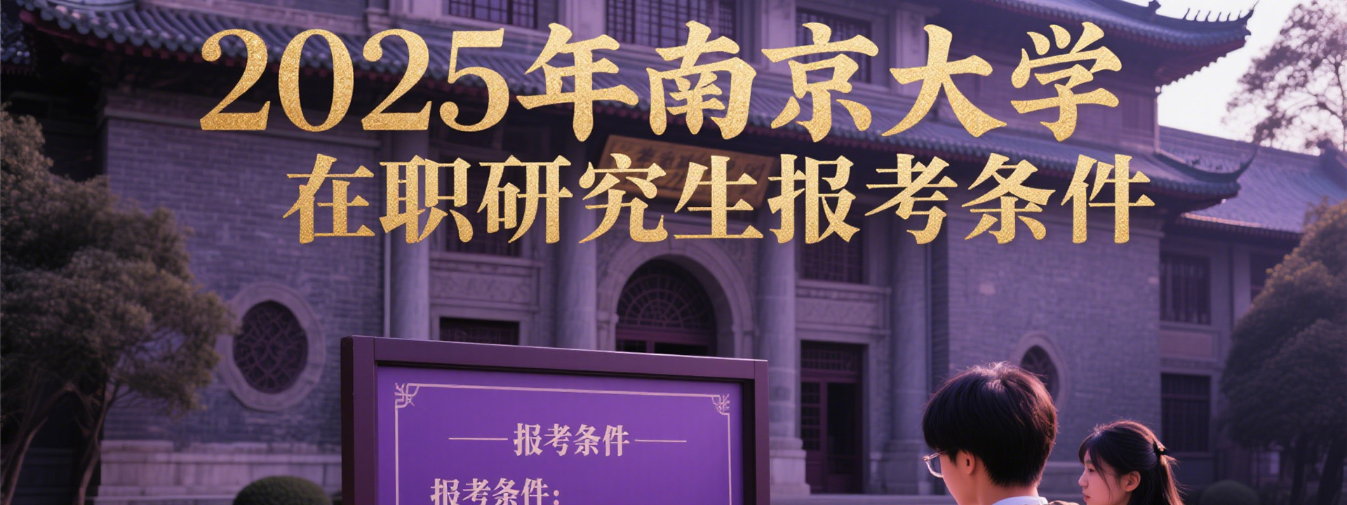 2025年南京大学在职研究生报考条件