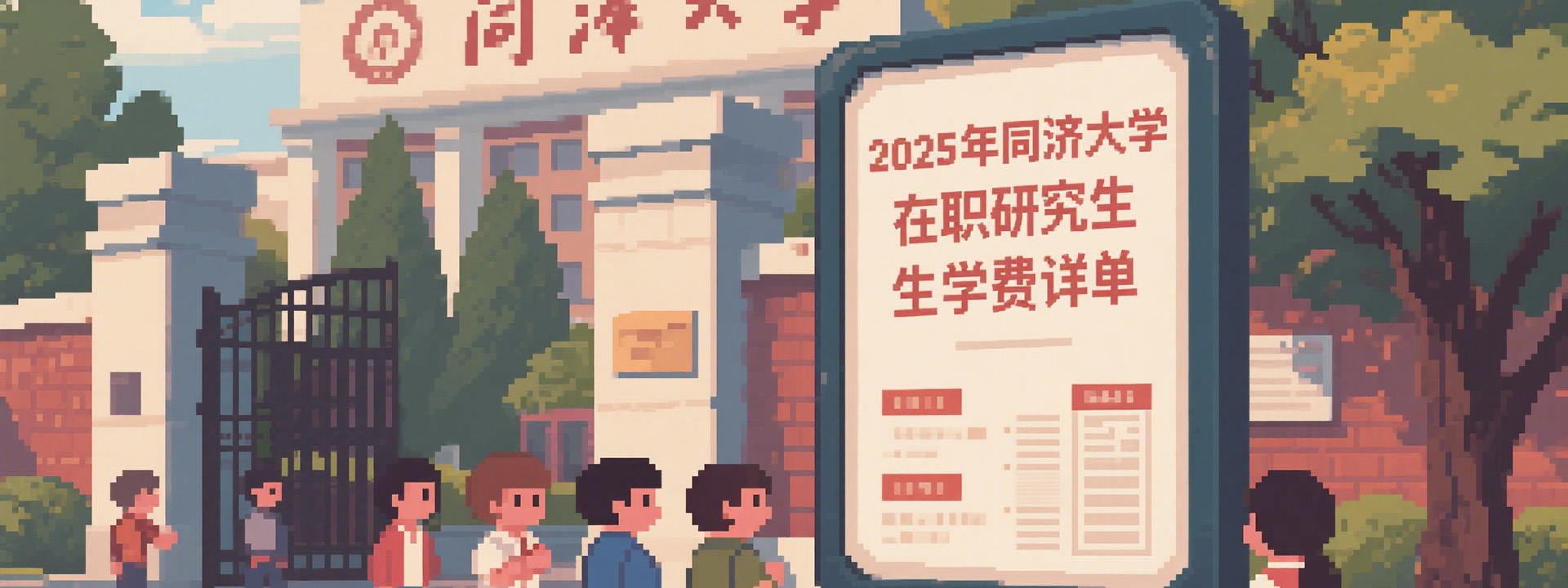 2025年同济大学在职研究生学费详单