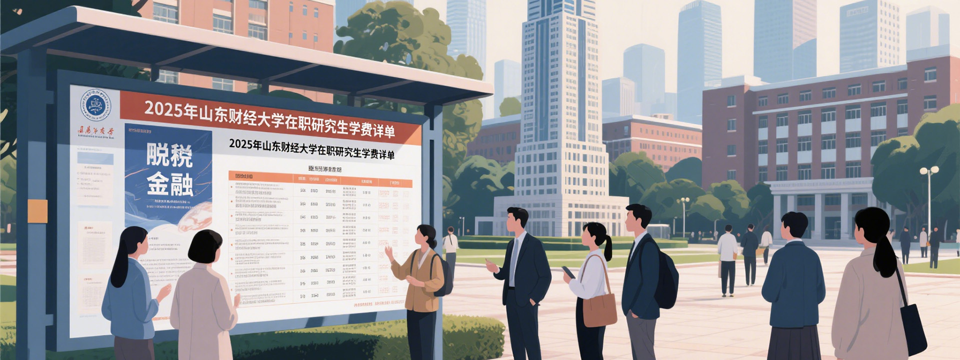 2025年山东财经大学在职研究生学费详单