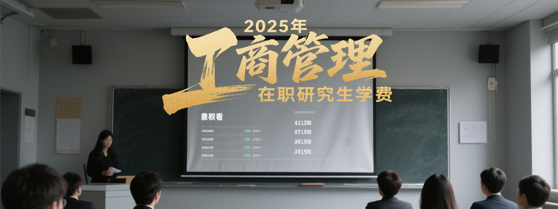 2025年工商管理在职研究生学费