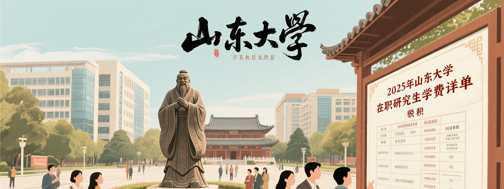 2025年山东大学在职研究生学费详单