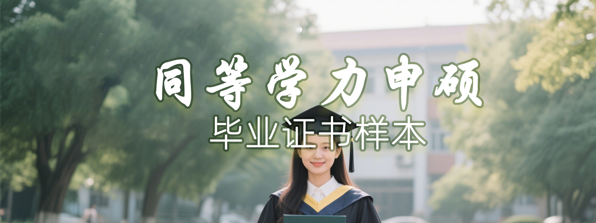 同等学力申硕毕业证书样本